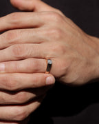 Ember Radiant Rose Gold Ring