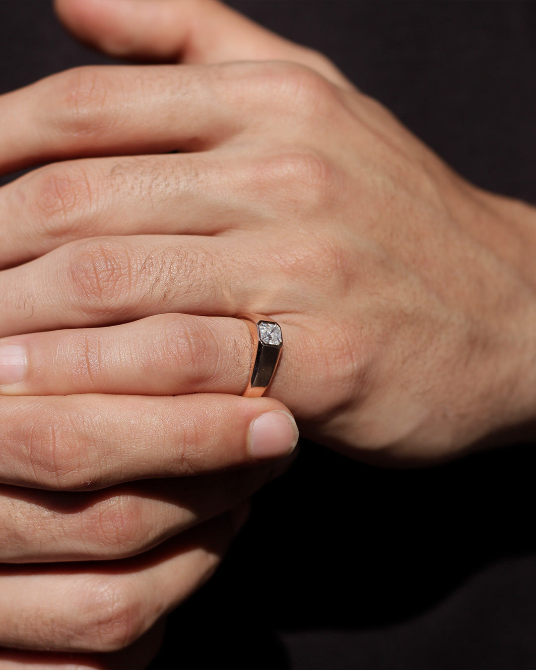 Ember Radiant Rose Gold Ring