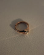 Ember Radiant Rose Gold Ring