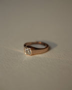 Ember Radiant Rose Gold Ring