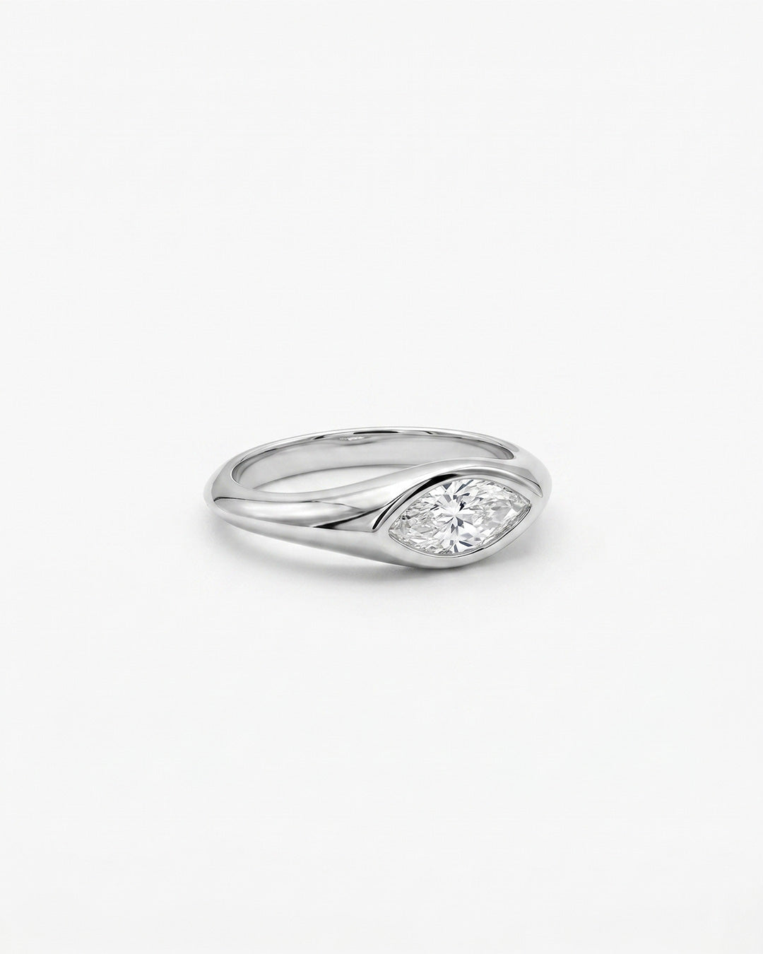 Ember Radiant Rose Gold Ring