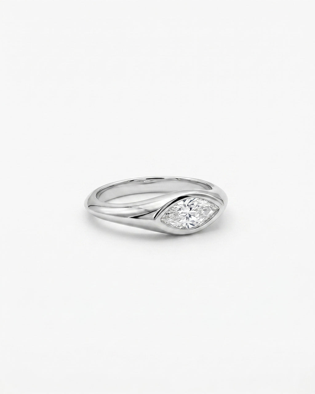 Ember Radiant Rose Gold Ring