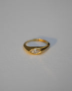 Ignite Marquise Gold Solitaire Ring