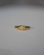 Ignite Marquise Gold Solitaire Ring