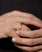 Ignite Marquise Gold Solitaire Ring