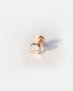 Titan Gold Octagon Studs