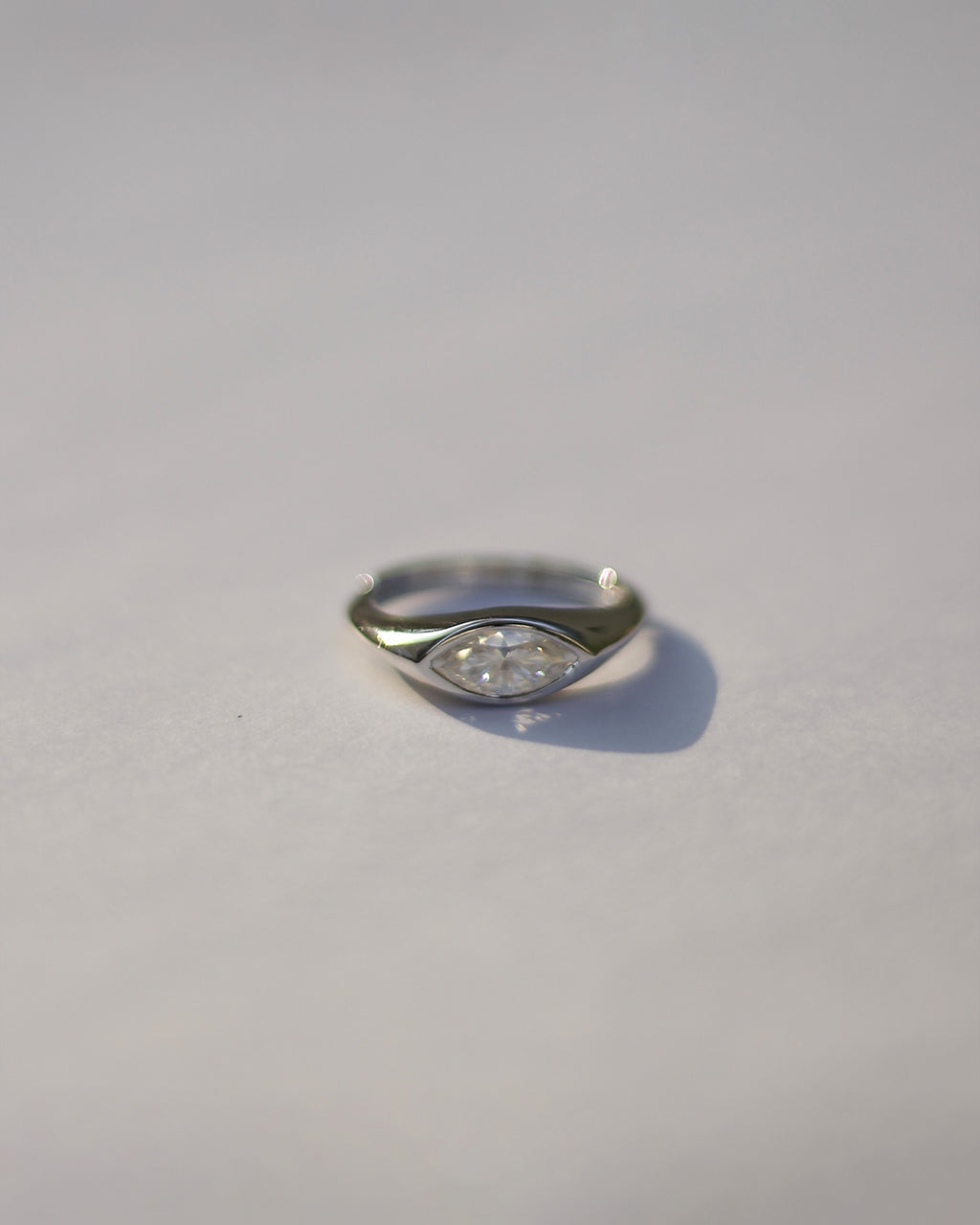 Apex Square Gold Solitaire Ring