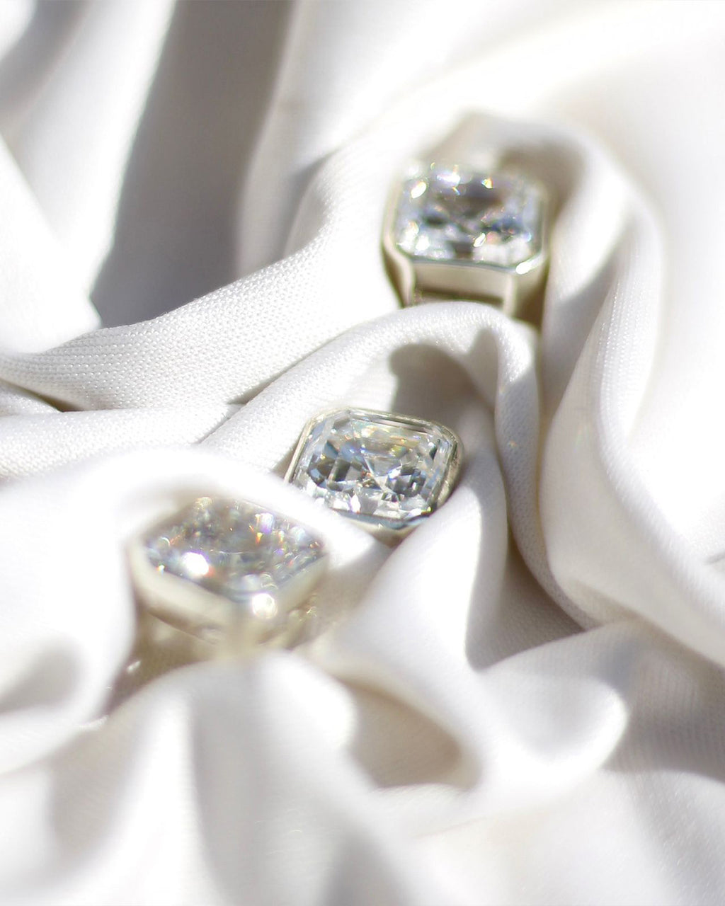 Titan Octagon Silver Cufflinks