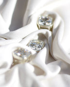 Titan Octagon Silver Cufflinks