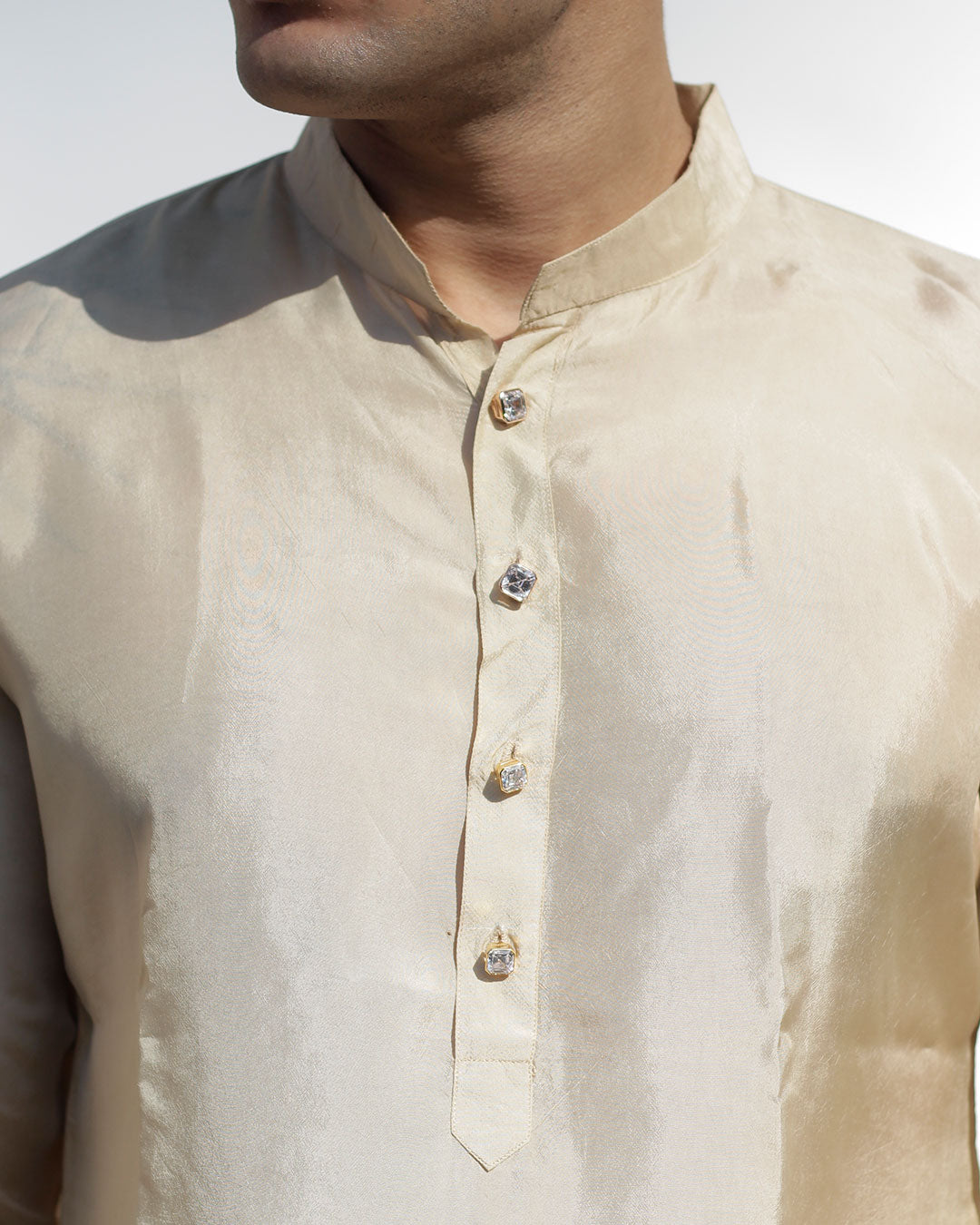 Zenith Square Silver Shirt Buttons