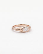 Ember Radiant Rose Gold Ring