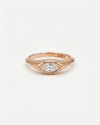 Ignite Marquise Gold Solitaire Ring