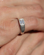 Vantage Emerald Rose Gold Ring