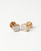 Titan Octagon Silver Cufflinks