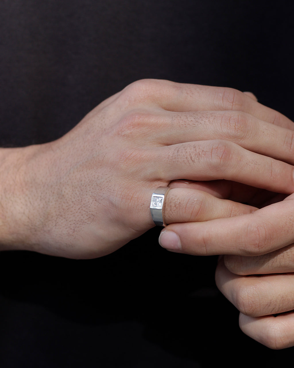 Apex Square Rose Gold Ring