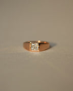 Apex Square Rose Gold Ring