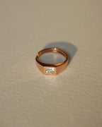 Apex Square Rose Gold Ring